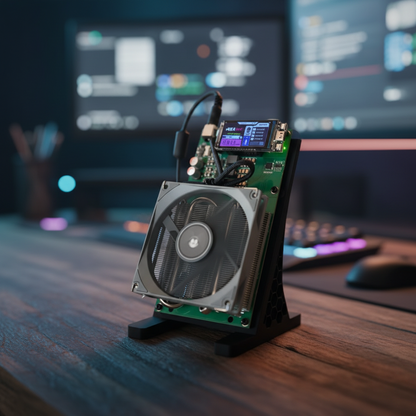 NerdMiner NerdQaxe++ | 4.8 TH/s @ 72W | 15 J/TH Bitcoin Solo Miner (Hydro / Air-Cooled)