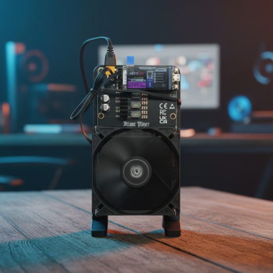 NerdQaxe++ Rev6 | 6 TH/s Hashrate | Ultra-Low 100W Solo Miner (Hydro / Air-Cooled)