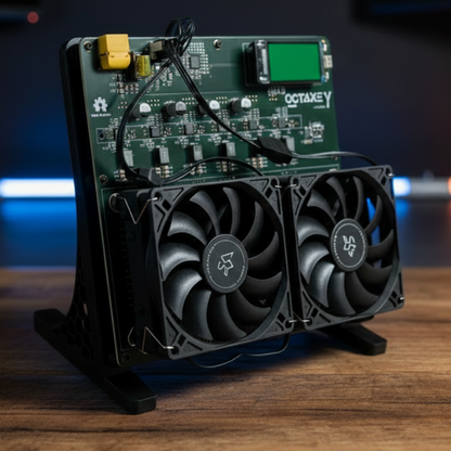 NerdOCTAxe Rev3.1 | 12 TH/s @ 200W | High-Performance Bitcoin Solo Miner