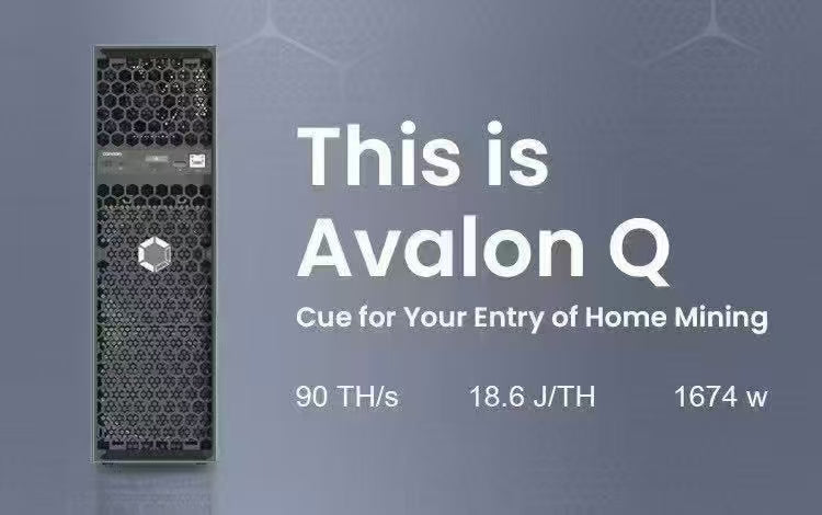 Avalon Q | 90 TH/s @ 1674W | The Silent Home Bitcoin Miner