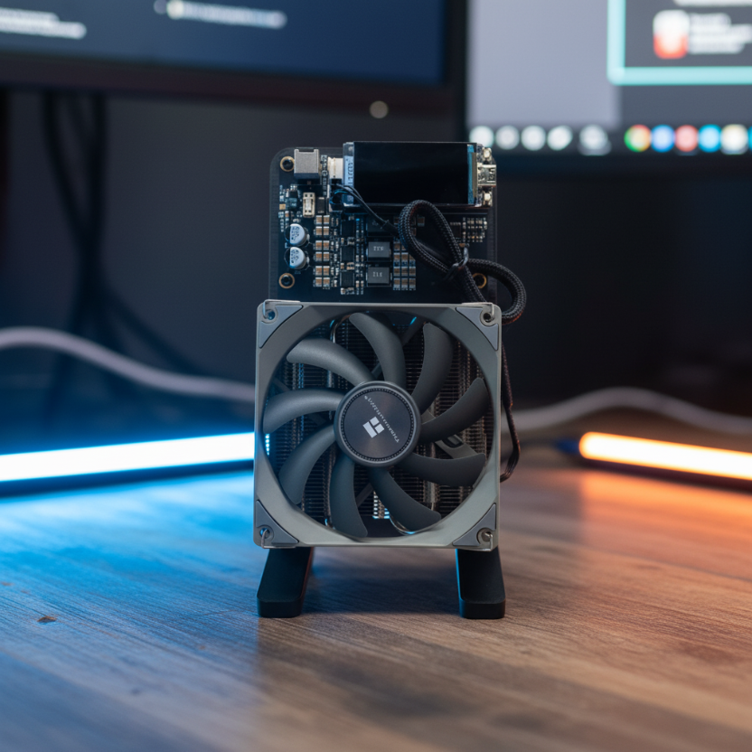NerdMiner NerdQaxe++ | 4.8 TH/s @ 72W | 15 J/TH Bitcoin Solo Miner (Hydro / Air-Cooled)