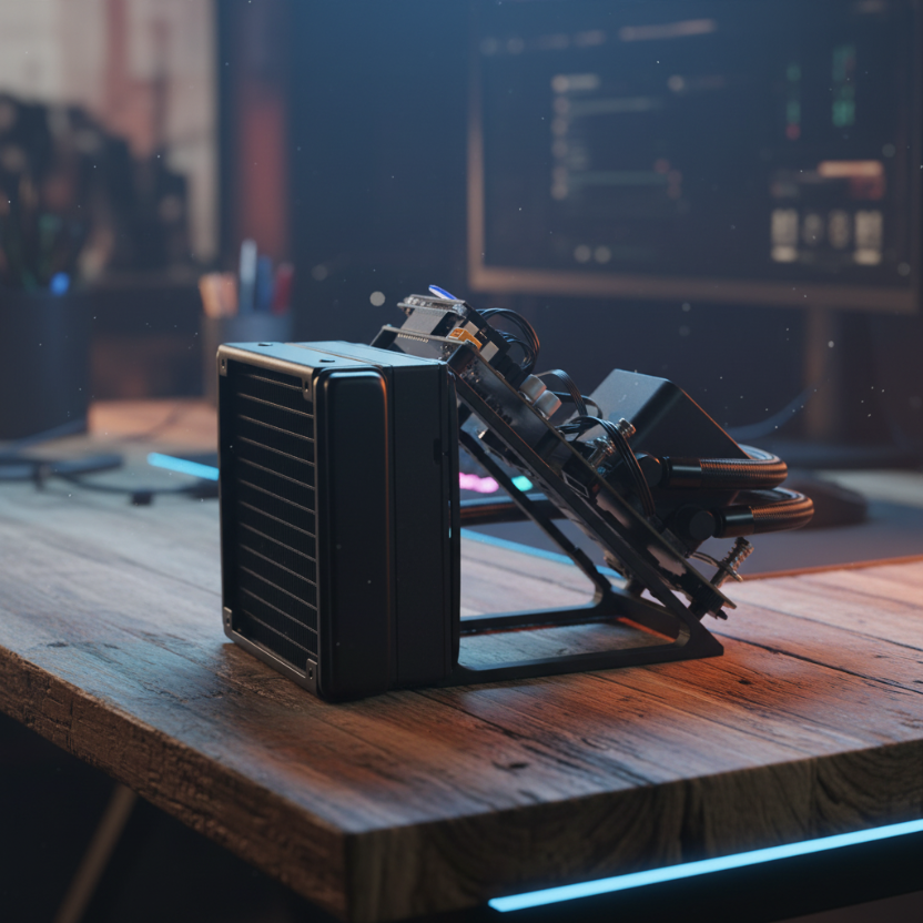NerdQaxe++ Rev6 | 6 TH/s Hashrate | Ultra-Low 100W Solo Miner (Hydro / Air-Cooled)