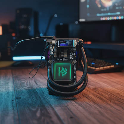 NerdMiner NerdQaxe++ | 4.8 TH/s @ 72W | 15 J/TH Bitcoin Solo Miner (Hydro / Air-Cooled)