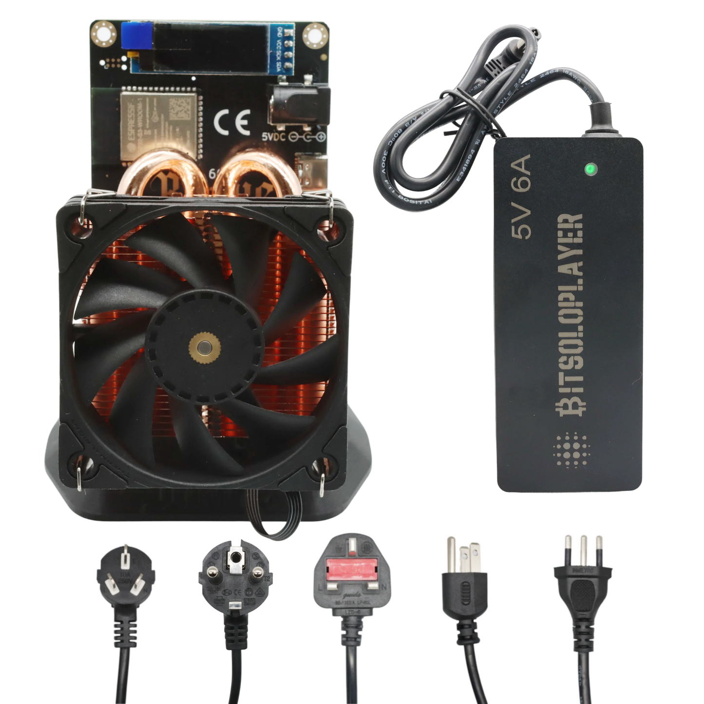 Bitaxe Gamma 601 Max | 1.9 TH/s @ 30W | Pure Copper Cooling Edition Solo Miner