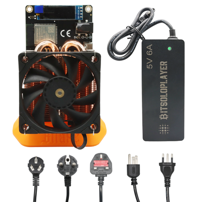 Bitaxe Gamma 601 Max | 1.9 TH/s @ 30W | Pure Copper Cooling Edition Solo Miner