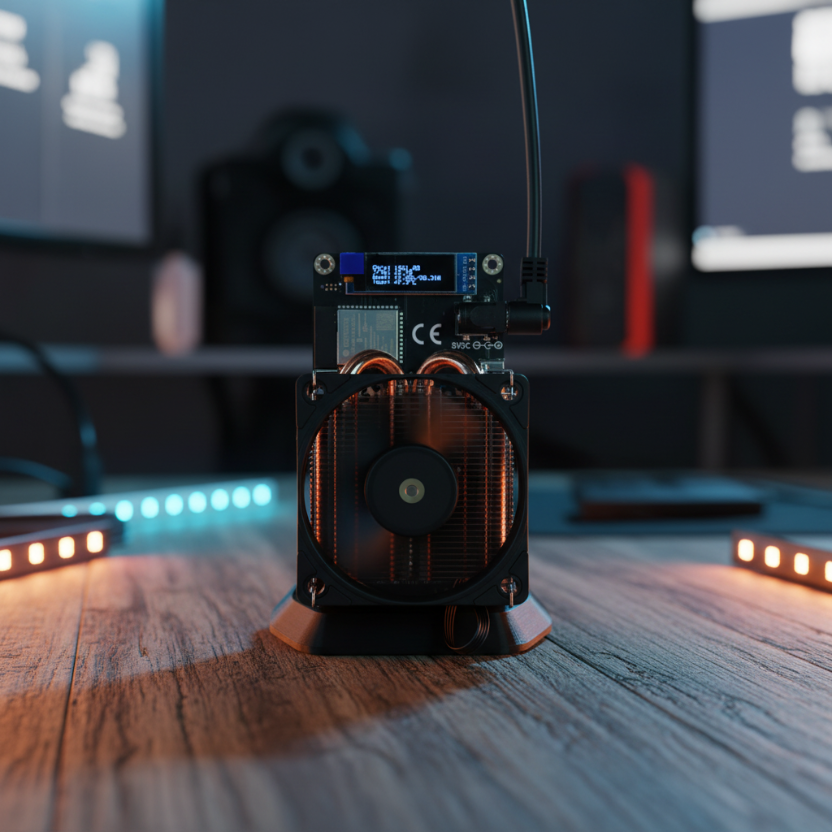 Bitaxe Gamma 601 Max | 1.9 TH/s @ 30W | Pure Copper Cooling Edition Solo Miner