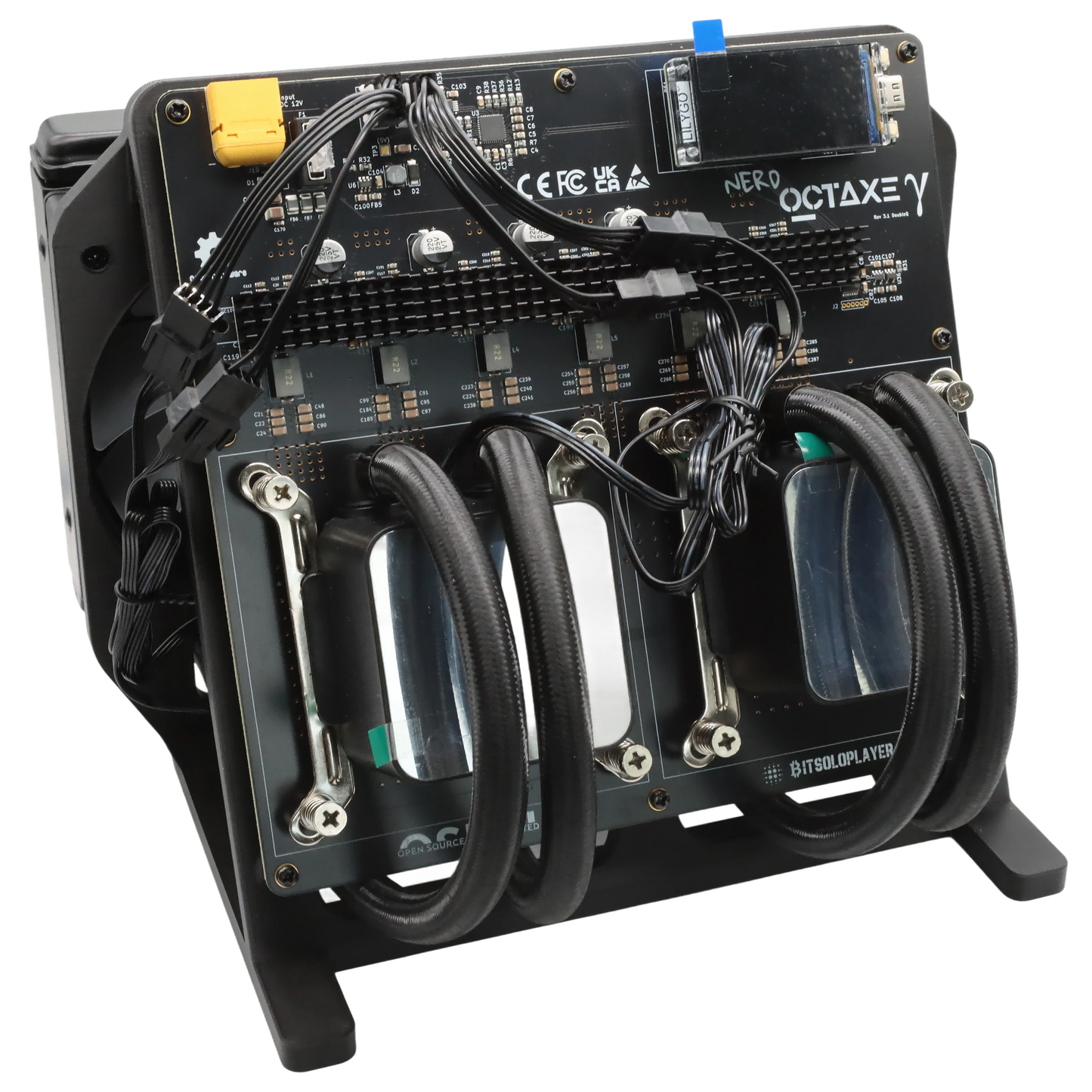 NerdOCTAxe Rev3.1 Hydro| 13.8 TH/s @ 230W | High-Performance Bitcoin Solo Miner