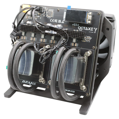 NerdOCTAxe Rev3.1 Hydro| 13.8 TH/s @ 230W | High-Performance Bitcoin Solo Miner